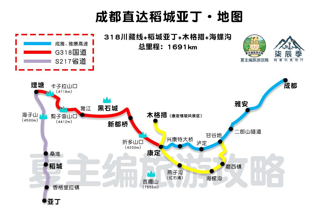 稻城亚丁自驾攻略：线路、住宿地选择，注意事项详解  -图2