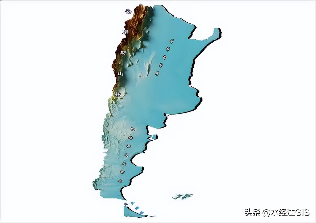 30个值得收藏的国家超清三维地图  -图27