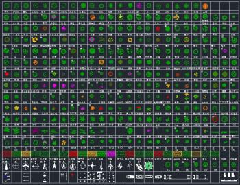 95款屋顶花园CAD设计图合集（附赠：上百种植物图例）  -图5