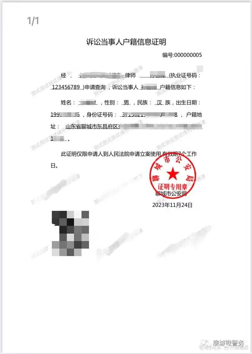 律师点点手机就能查询户籍信息，聊城微警务线上教程来了齐鲁晚报·齐鲁壹点-图8