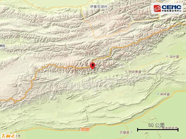 新疆克孜勒苏州阿合奇县发生3.2级地震  -图3