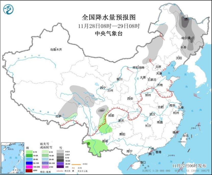 本轮寒潮影响趋于结束 东北部分地区仍有降温降雪  -图4